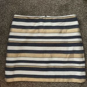 Gold, White, Gray Mini